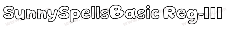 SunnySpellsBasic Reg字体转换